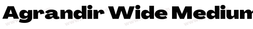 Agrandir Wide Medium字体转换 Agrandir Wide Medium字体转换